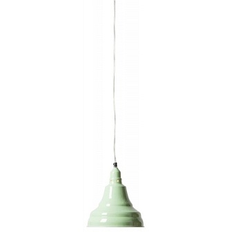 EMALIOWANA SKANDYNAWSKA LAMPA WISZĄCA KLOKER 23 CM
